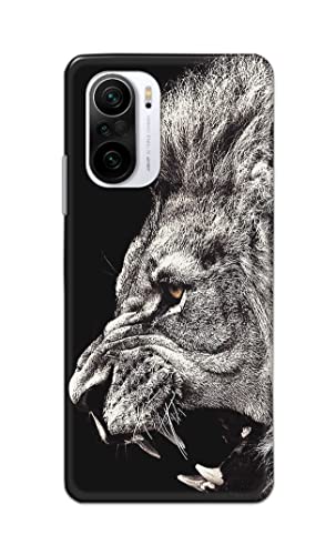 Image of Roaring Lion Hard Back Case Cover for Redmi K40 / K40 Pro / K40 Pro+ Back Cover -(J5) VNS2225