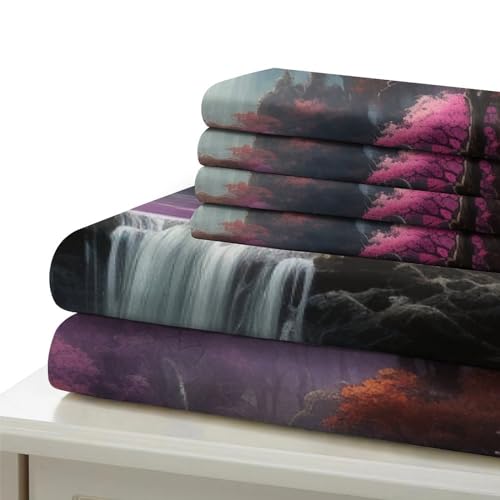 Housse de couette 3D cascade pour transformer votre chambre en oasis - 6