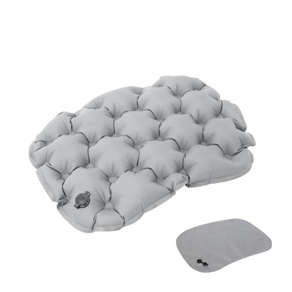 Inflatable Seat Cushion, Portable Camping Pad, Foldable Lightweight Waterproof Sitting Mat for Hiking Travel Stadiums