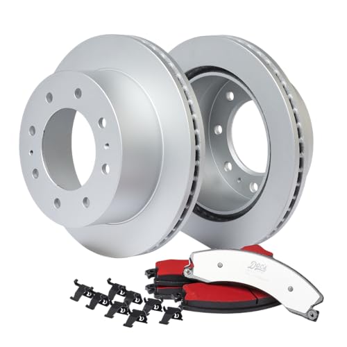 Doc's Diesel Rear Brake Pads and Rotors Kit SRW DP1411+DR3631-2 | Compatible with Chevrolet/GMC 6.6L Duramax 2500HD, 3500HD 2011-2019