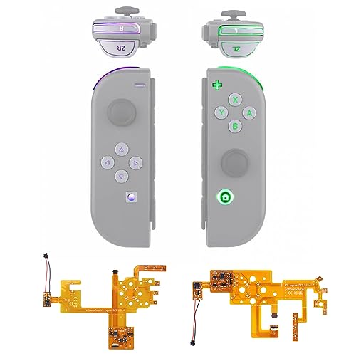 Amazon.com: eXtremeRate 7 Colors 9 Modes NS Joycon DFS LED Kit