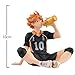 Puruuige Shoyo Hinata Figure 3.9'' Sitting Pose Drink Water Pose Anime Character Model Collectibles Ornaments