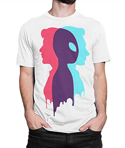 X-Files Mulder and Scully T-Shirt, Men's Women's (XXL - Male) White