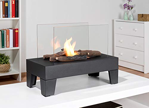 Carlo Milano Bioethanol Kamin Deko: 4er-Set Deko-Äste für Bioethanol-Öfen, hitzebeständige Keramik (Ethanol Kamin Keramikholz, Hölzer Ethanol, Feuerstelle)