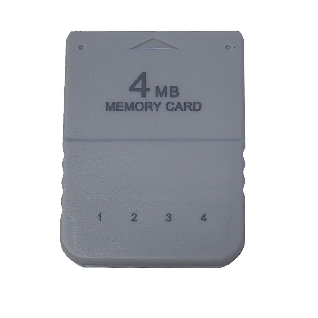 Elnwnnkc High 4MB 4Mega Memory Card for PS1 Memory Card Offering Rapid Data Transfer and Robust ABS