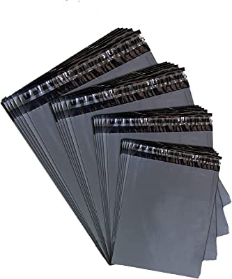 Plastic Mailing Postal Bag - Grey (12 X 16) (10 X 14) (17 X 24) Pack of 10 25 50 100 1000 (Pack of 25, 17" X 24")