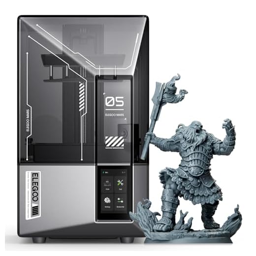 ELEGOO Mars 5 Ultra 9K Stampante 3D Resina,150 mm/h di Stampa ad Alta Velocità, Livellamento Automatico Intelligente, Rilevamento Intelligente, Trasferimento WiFi, 153,36 x 77,76 x 165 mm³