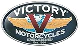 Victory Motorcycles Flying 'v' Made Sticker Graphic - Sticker Decal