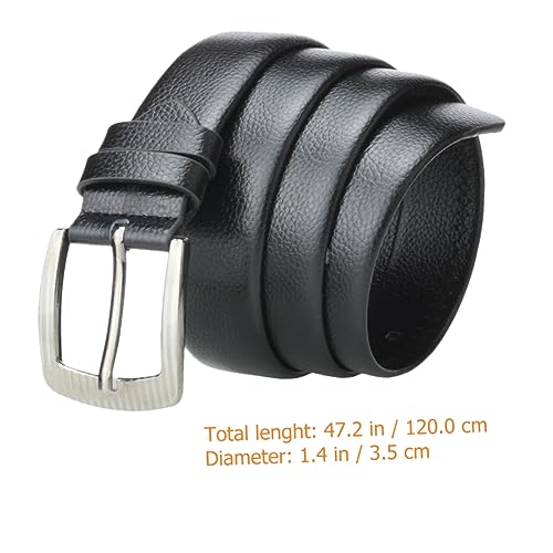 BESPORTBLE Men Adjustable Waist Belt Casual Jean Belt for Daily Wear Imitation Material for Husband Dad Boyfriend Versatile Style for Shorts Jeans2