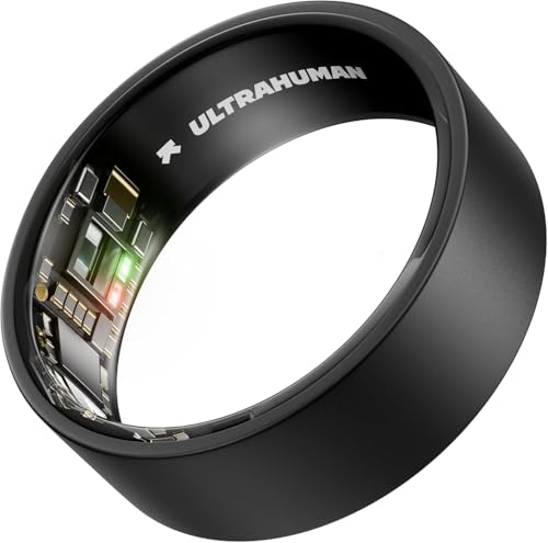 Image of ULTRAHUMAN Ring AIR - Smart Ring | No App Subscription Fee | Size First with Sizing Kit | Sleep, Activity & Heart Rate Tracking | Fitness Ring for Men & Women (Matte Grey, 7)