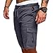 VPASS Pantalones Hombre,Verano Pantalones Casual Moda Deportivos Running Pants Jogging Cortos Pantalon...