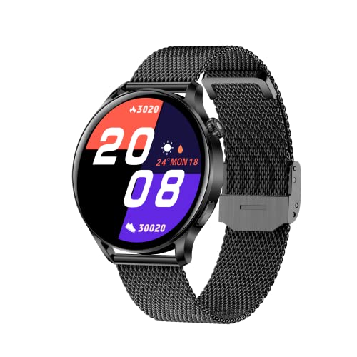 Suinsist Black Stainless Steel Strap Made Of Premium Mesh Woven Stainless Steel With Fine Polish, Resist Daily Wearing And Tearing. .The Length Of The Suinsist Watch Strap Is 115Mm/90Mm, Watch Strap Width 22Mm,Thickness 1.8Mm Approx.can Adaptive Wrist From About 4.9-8.4 Inch (125Mm-215Mm) Around #TOP6