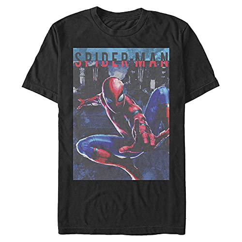 T-shirt Araignée Marvel homme vêtement coton col rond motif affiche comics rétro