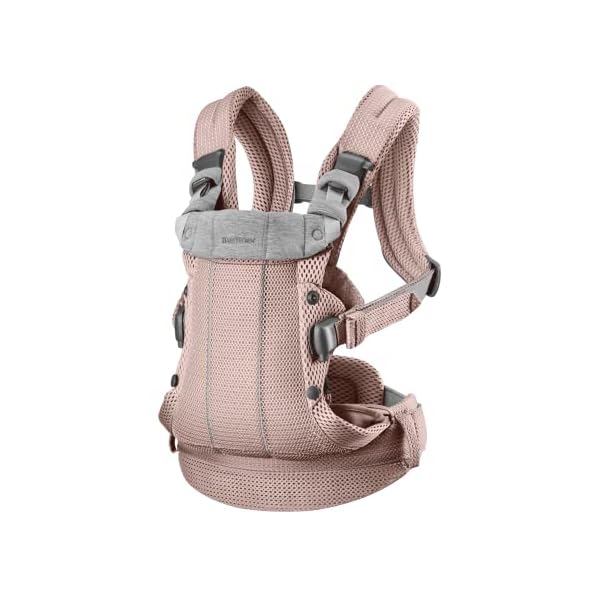 BabyBjörn Babytrage Harmony, 3D-Netzstoff, Altrosa