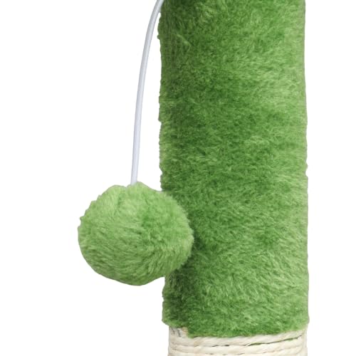 Árbol para Gatos VINGLI de 48.43 pulgadas de alto verde miniatura 7