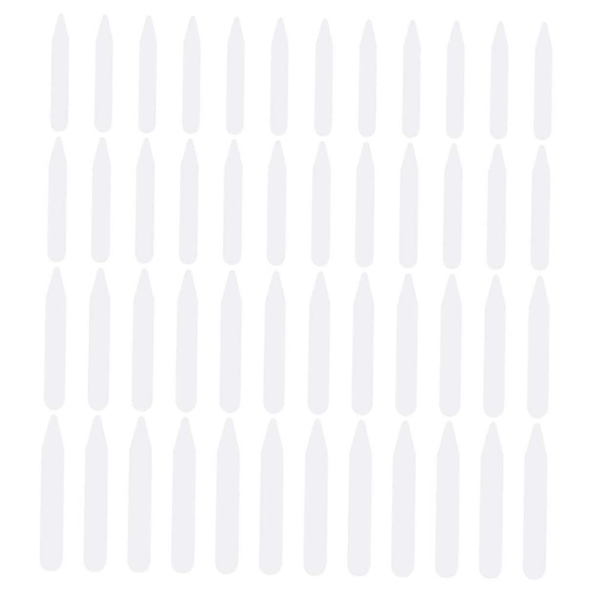 NOLITOY 400pcs Collar Shaper Inserts for Men Shirts Flexible Collar Protectors Durable and Comfortable Fit