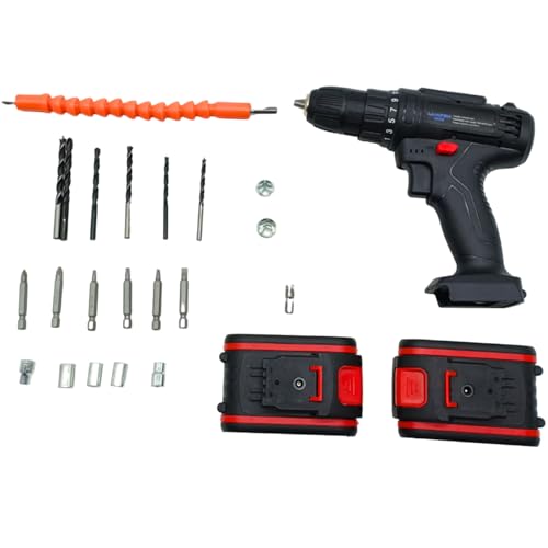 Furadeira e Parafusadeira Bivolt Compacta 21V Profissional Dupla Velocidade com Mandril Ajustável LW