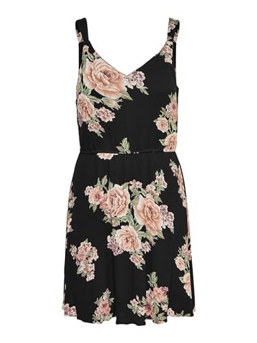 Robe courte Only Onlkarmen sans manches fluide imprimée en tissu tissé doux
