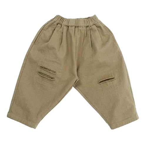 Boys Casual Pants Comfortable Hollow Out Trousers for Everyday Use Active Play Outdoor Activities Ideal for Ages