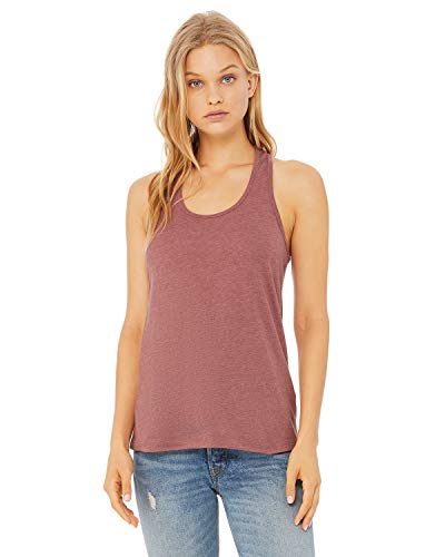 Bella Canvas Womens Jersey Racerback Tank (B6008) -Heather MA -L