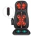 Produktbild Naipo Massagesitzauflage Rückenmassagegerät mit drei Massagezonen Wärmefunktion und Shiatsu Vibrationmassage Tiefenmassage Rollmassage für Nacken Rücken Gesäß für Haus Büro Auto