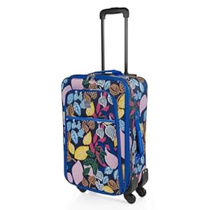 ITACA – Stijve Cabine Suitcase 20 Klein Reis Koffer met Wielen – EVA Hand Koffer 55x40x20 met Telescoopsteel – Lichtgewicht Cabin Max Hanbagage Luggage met TSA-cijferslot