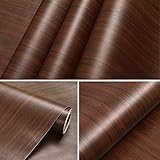 Papel Tapiz Autoadhesivo, 1000 X 45 cm, Papel de Pared de Madera, Papel de Contacto Impermeable, Revestimiento Decorativo...