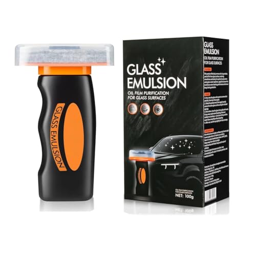 Glass Oil Film Remover for Car, Glass Emulsion Cleaner, Cleaning