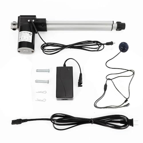 PIAOCAIYIN 24V 250mm Power Recliner Motor Replacement Kit, Actuator Lift Mechanism Electric Chair Parts, Lift Chair Replacement Parts, 100kg Max Push/Pull