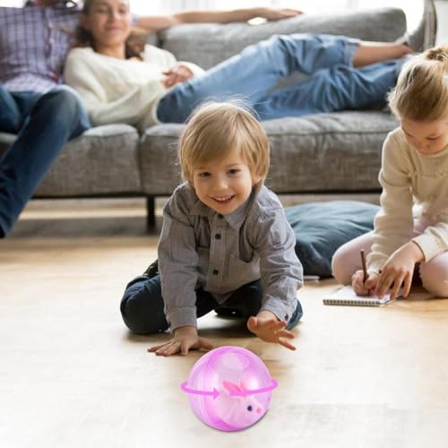 Brinquedo Genérico Bola Rolamento Automático Gato,Brinquedo Bola Rolamento Hamster Elétrico,Brinqued