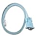 UOTEK RJ45 to RS232 Serial Port Cable, 3.9FT RJ45 to DB9 Serial Flat Cable 9 Pin Female Serial RS232 Port to RJ45 Female Ethernet LAN Console Cable