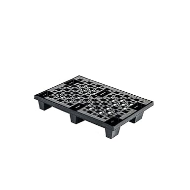 Semillas palet 1/2 Bandejas reforzadas Deluxe 60 x 80 cm de polipropileno ecológico (PP) Made in Italy Capacidad estática 500 kg Capacidad dinámica 250 kg lote de 1 unidad (3) (1)