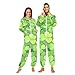 Yuiboo Green CloverAdult One Piecing Pajama Cosplay Suit with Hood