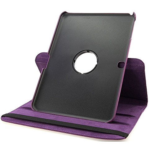 Samsung Tab 4 10.1 Case,Flying Horse 360 Degrees Rotating Stand Pu Leather Case For Samsung Galaxy Tab 4 10.1 T530 Auto Sleep/Wake Tablet (Purple) #TOP2