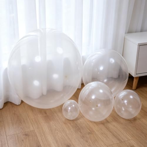 Image of KALOR Clear Giant 36 Inch 9pcs Large Latex Balloons