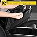 AOMSAZTO Center Console Cover Customized Armrest Cover Compatible with 2011-2019 Ford Explorer Soft Cozy Leather Arm Rest Covering for Car
