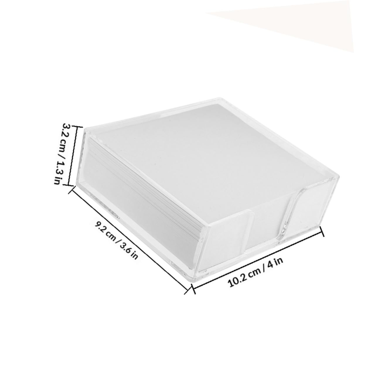 GRIRIW 2 Boxes Note Paper Pads Non-stick Memo Papers Box Packing for Students and Office Use Multi-function Memo Pads