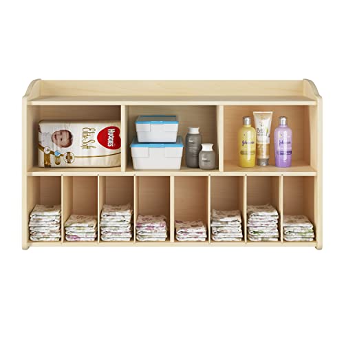 Foundations SafetyCraft Wall Mounted Diaper Organizer for Daycares, 3