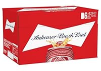 Anheuser-Busch Bud, Premium Lager-Bier, EINWEG, Internationales Lager Bier (6 X 0.33 l)
