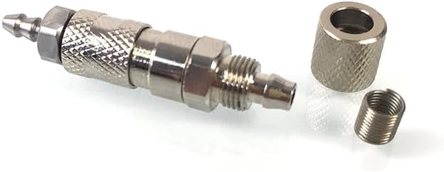 Miniatura 3 de LESU Tubería de metal conector D para 1/14 DIY RC Tamiyaya Dump Ruck hidráulico Modelo Accesorios