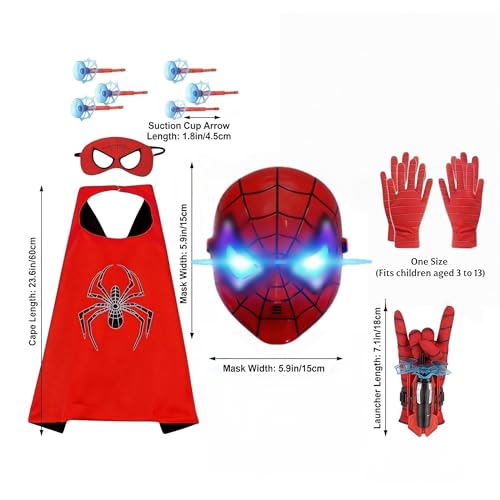 Capa y disfraz de superhéroe para niños miniatura 4