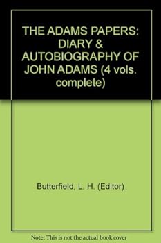 Paperback Adams Papers (4 Vols.): Diary and Autobiography of John Ada Book