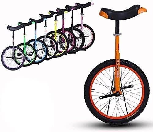 Monociclo de acero ELzEy de 16 pulgadas: vehículo equilibrado color naranja neutro
