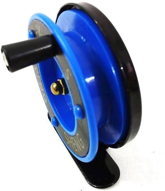 Spinning Fishing Reel Heavy Duty Fiber Fly Wheel | Left Grip Type Interchangeable Metal Shaft Handle Smooth 3 Gear Ratio | Fishing Reel Blue-image-44