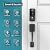 Hornbill Smart Lock Front Door - Keyless Entry Door Lock with Handle Set, Smart Deadbolt for Front Door, Bluetooth Fingerprint Biometric Auto Lock for New House, Airbnb, Office, Appartment