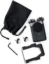 Canon Câmera Vlog PowerShot V10 para criadores de conteúdo, lente grande angular de 19 mm, sensor CMOS de 1 polegada, vídeo 4K, rastreamento facial, microfone embutido, estabilização de imagem,