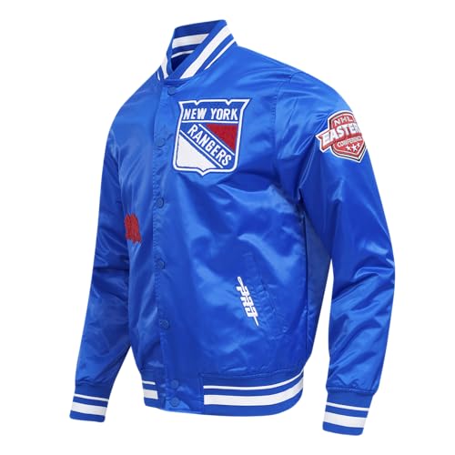 Image of Pro Standard Mens NHL Old English Satin Jacket