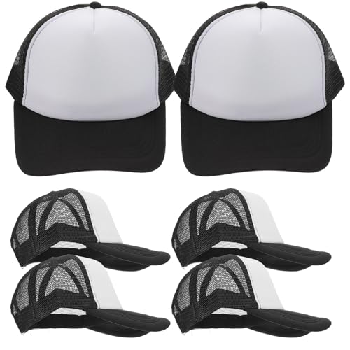 Casquettes de baseball en filet noir au style moderne et finitions pro