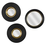 STYLISH DESIGN - This convex 10 inch diameter mirror stands out for its modern, streamlined design that fits perfectly into any type of home decor, whether it be contemporary, industrial or classic style, adding a touch of sophistication to your livi...