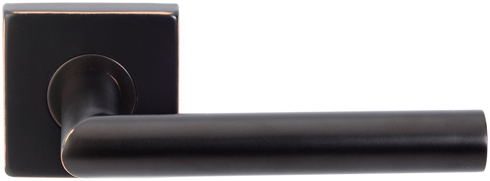 INOX SE105L461-10B SE Square Door Lever, 2-3/8-Inch Backset, Oil Rubbed Bronze